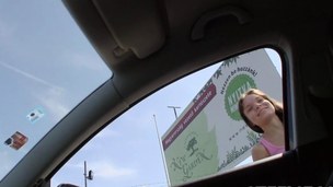 Cute legal age teenager amateur gives this driver nut and gets fucked