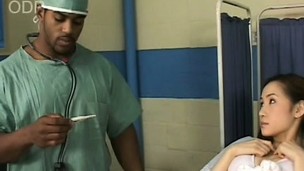 Dirty doctor takes worth to pound some innocent Asian cum-hole