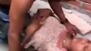 A village girl is having 1st time sex with a local boy